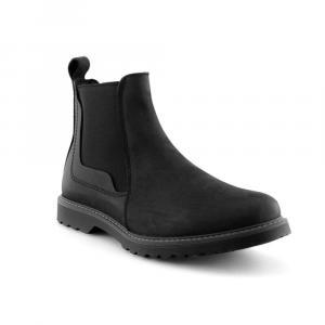 Bota Casual Piel Vacuno Negro Ultra Ligera
