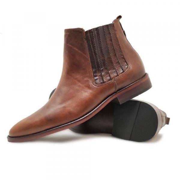 Botín Chelsea De Piel Para Hombre | Versátil Y Elegante - Dasalo Calzado