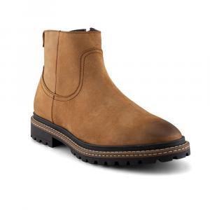 Botí­n Piel Nobuck Honey Dasalo Este botí­n para hombre está elaborado con piel nobuck de alta calidad, destacando por su estilo moderno y sofisticado.