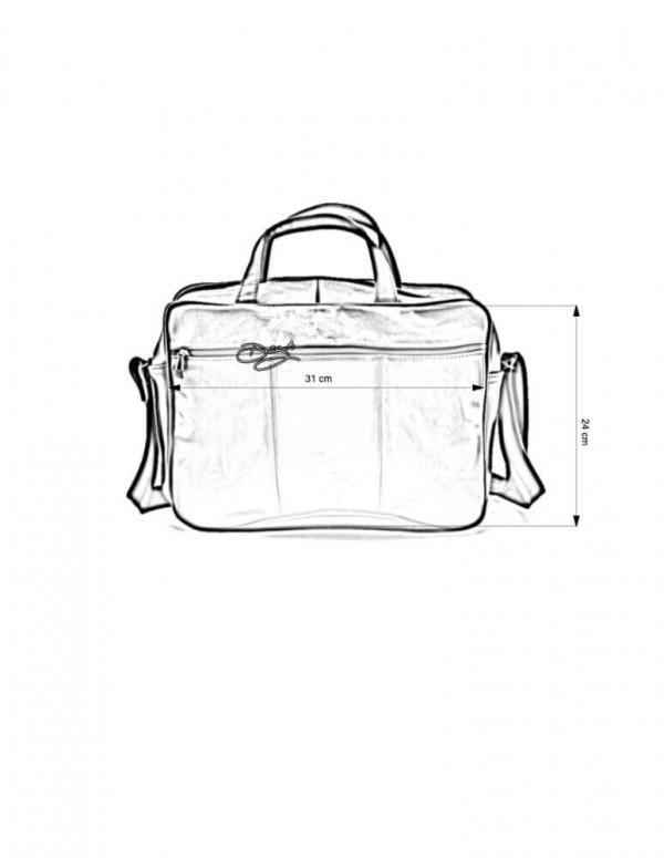 Portafolio De Piel Vacuno Múltiples Compartimientos - Image 8