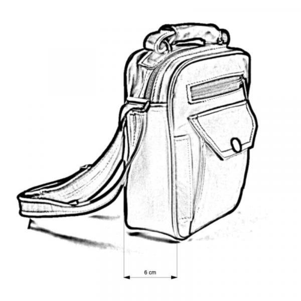 Bolso crossbody tipo bandolera de piel. - Image 6