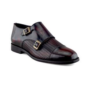 Zapato Monkstrap De Vestir de Piel Para Caballero