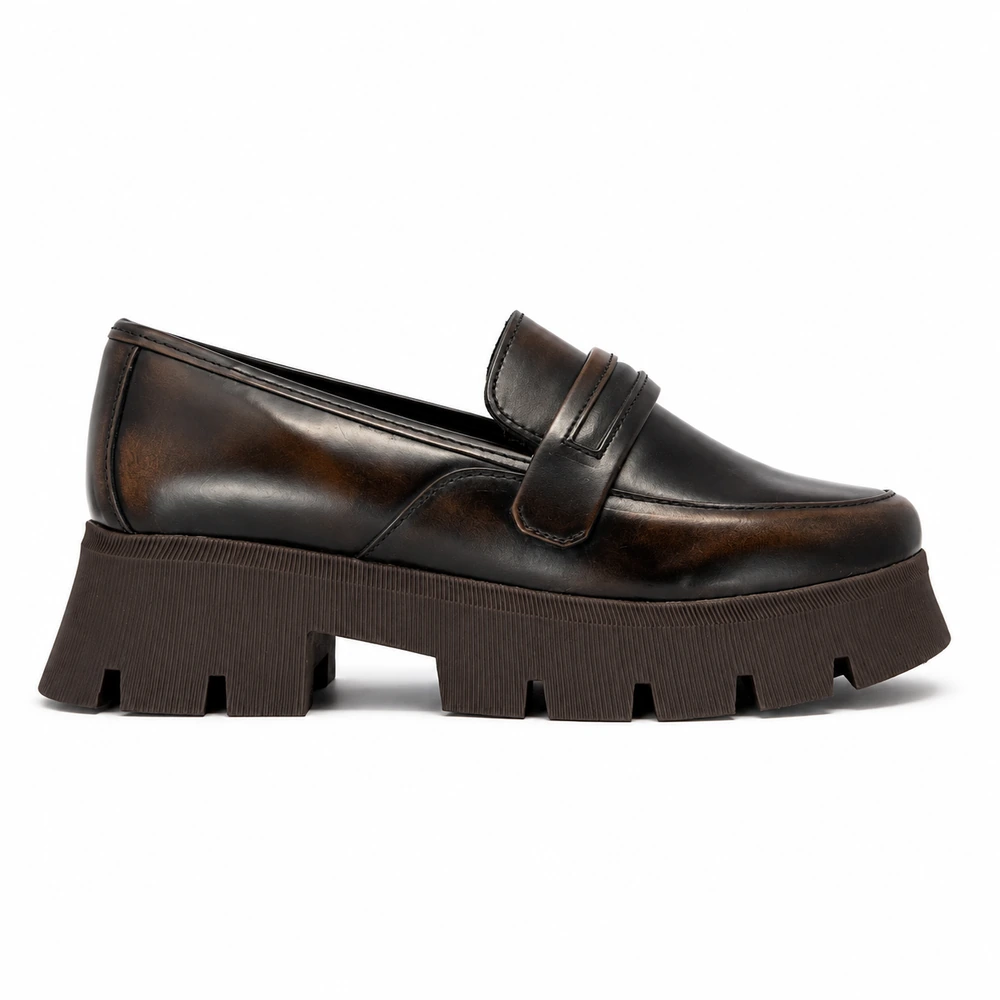 Mocasín Dama Estilo Chunky Piel Genuina Premium - Image 2