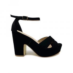 Zapatilla Mujer Plataforma Tacón Bloque Alto
