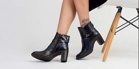 Bota Dasalo de Piel, calidad en zapatos botas botnies para dama, estilo con clase y elegancia