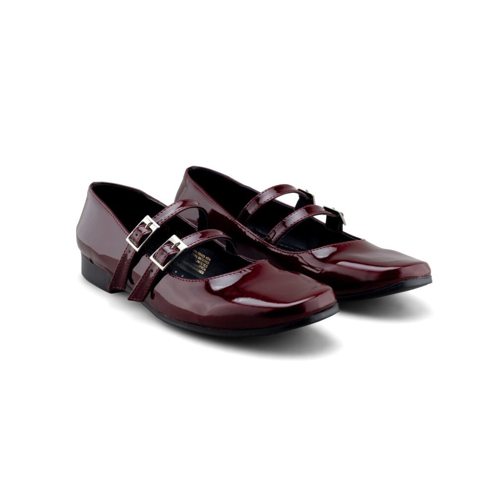 Flats para Dama Moda Casual, color vino, confortables y modernos, ideal para la mujer vanguardista