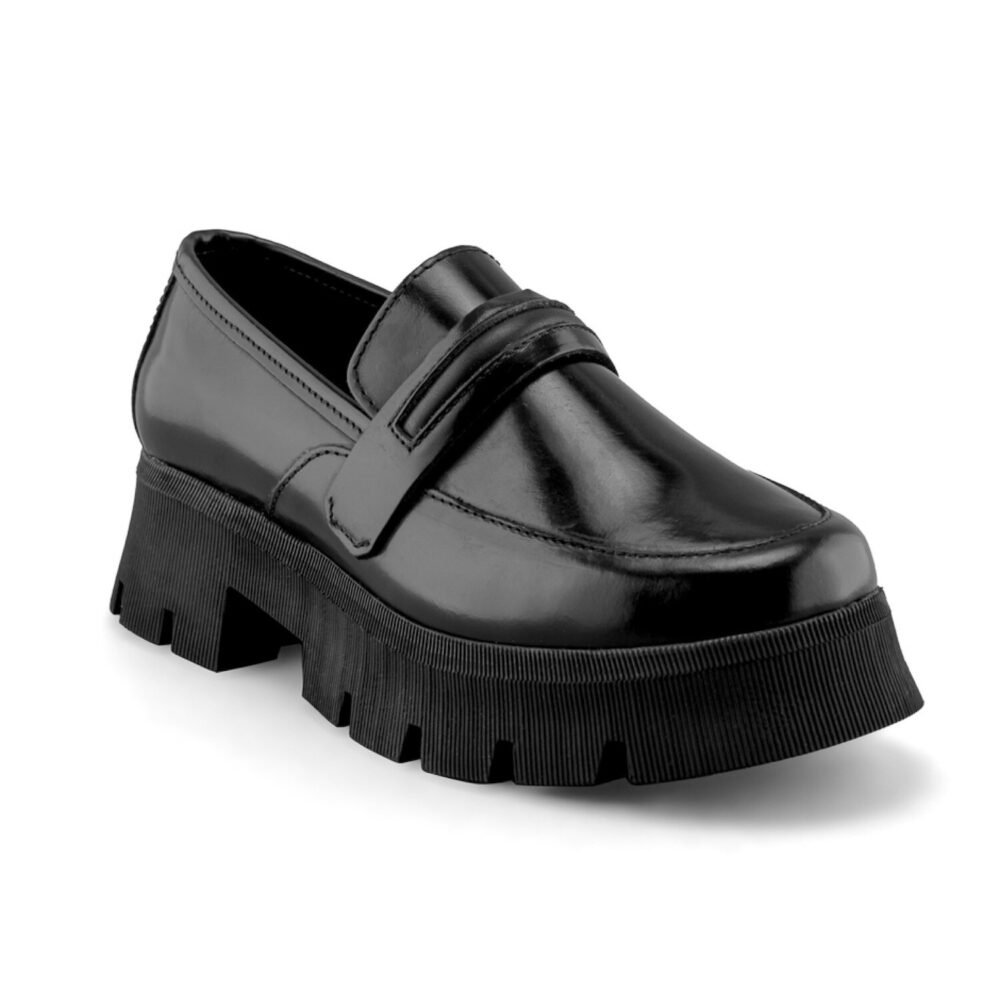 Mocasín de Piel Negro Dama Casual marca DASALO
