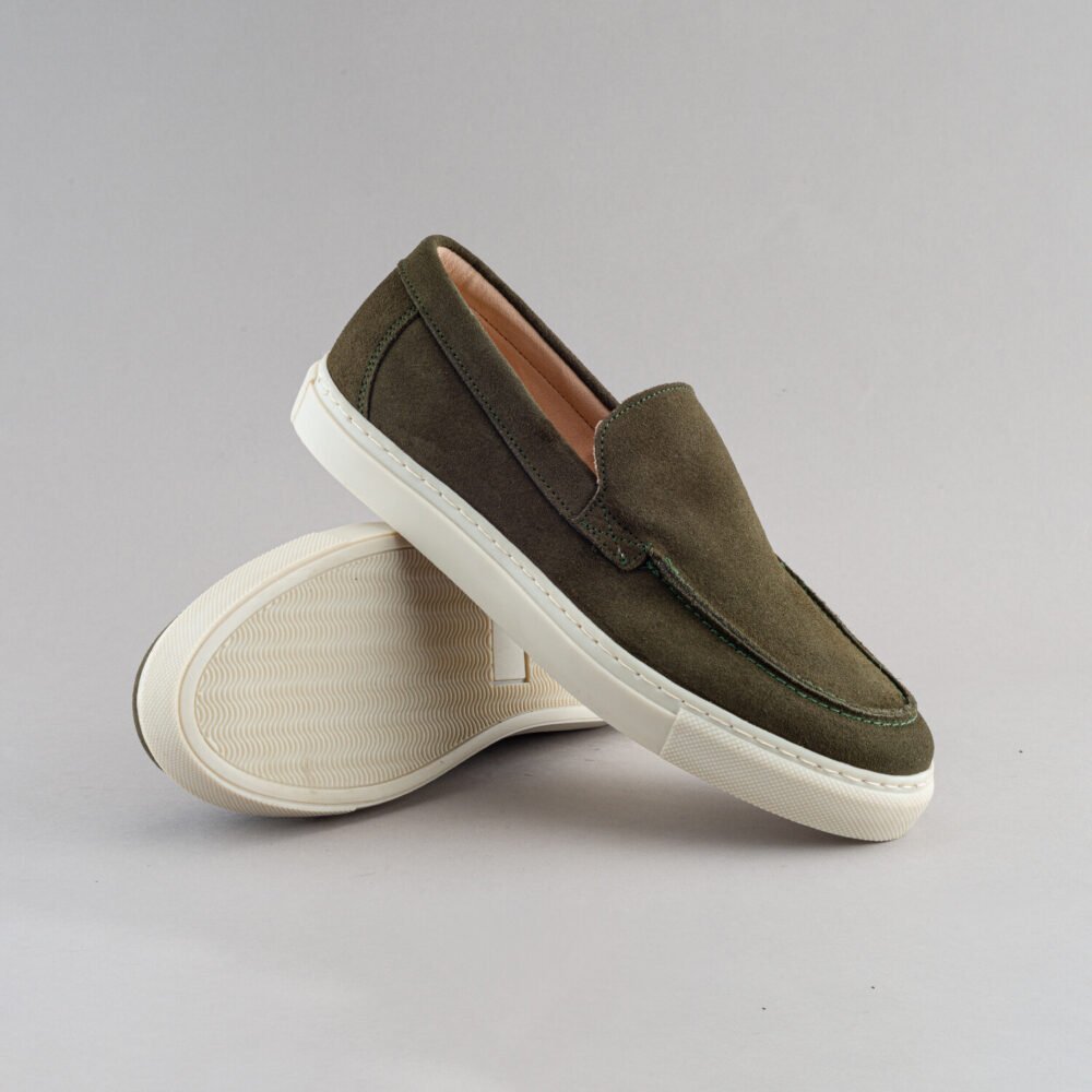 Mocasín de Gamuza Suela Tipo Sneaker - Image 7