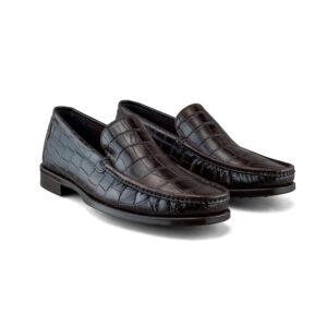 Mocasín En Piel Vacuno Café Para Hombre – Estilo elegante y versátil