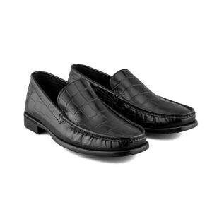 Mocasín En Piel Vacuno Negro Para Hombre – Estilo Elegante y Versátil