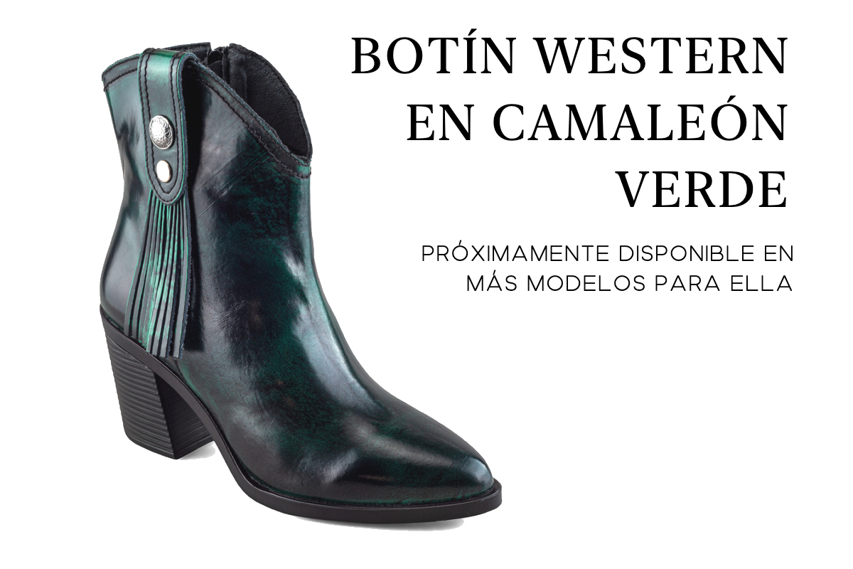Botín Western Verde
