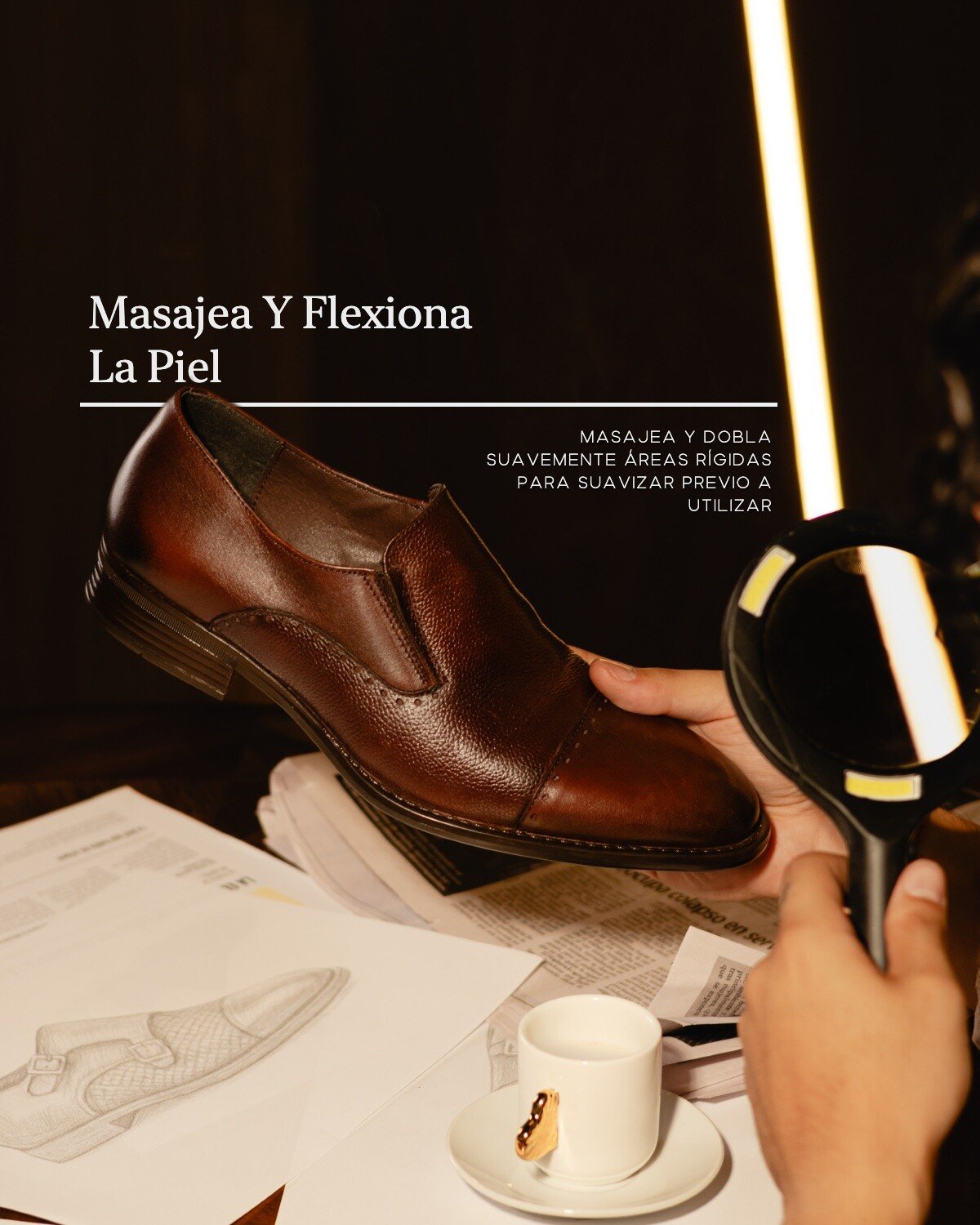 Zapatos nuevos duros