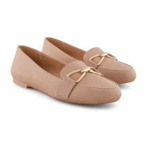 Mocasín Beige de Mujer Casual