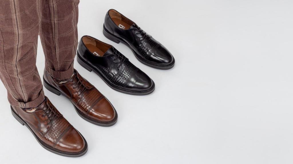 Zapato Derby de piel para hombre en estilo de oficina y smart casual