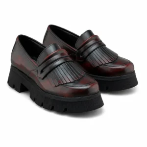 Mocasín Chunky De Mujer En Piel