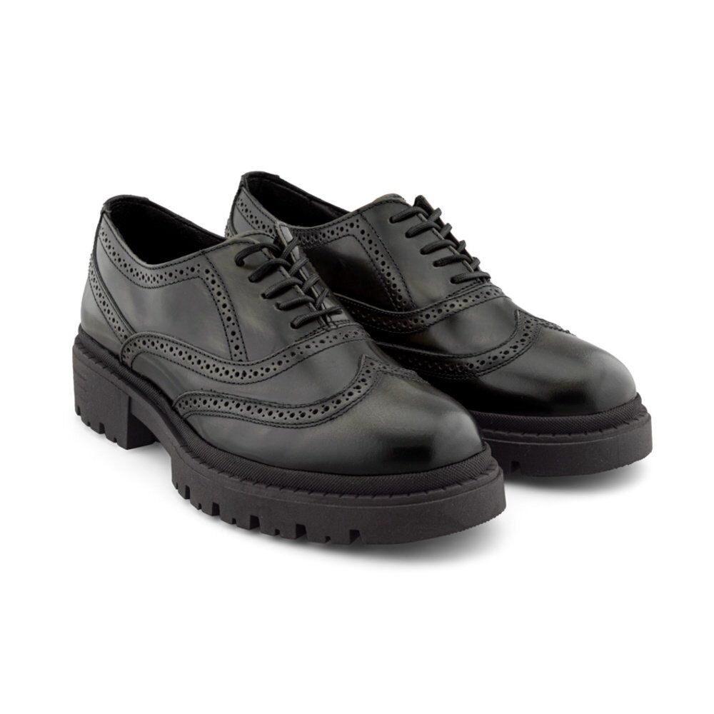 Zapatos Tipo Bostoniano Chunky En Piel Gris Para Hombre Estilo Formal Casual Moderno