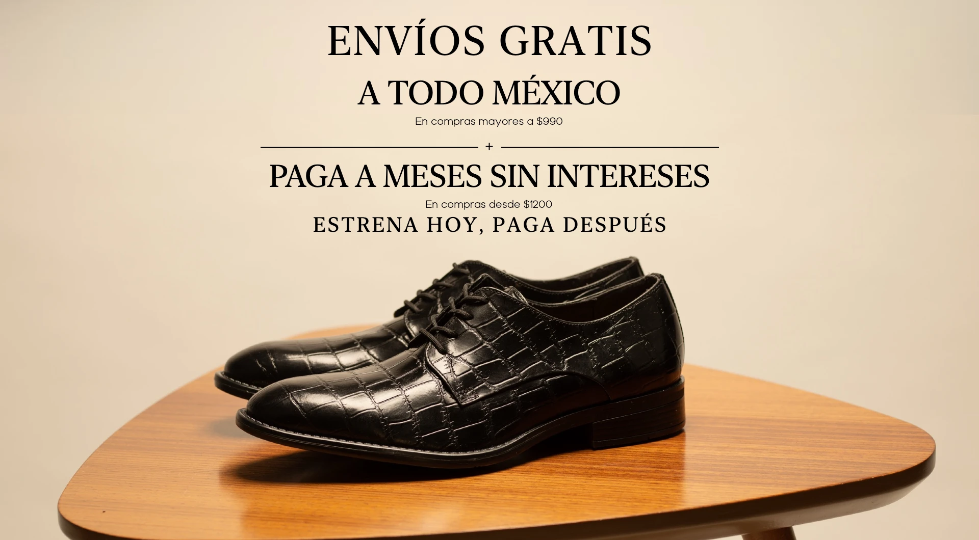 Zapatos con envio gratis Mexico