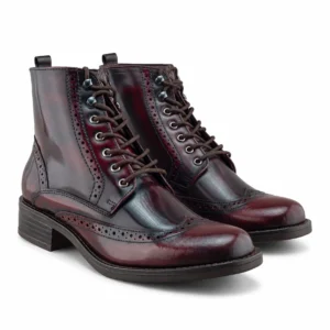 Bota Para Mujer de Piel Vacuno