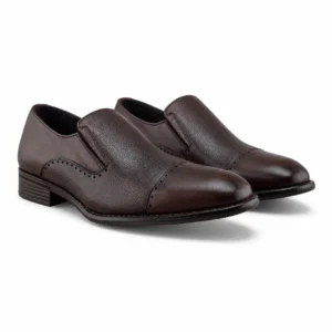 Zapato Formal de Piel Café